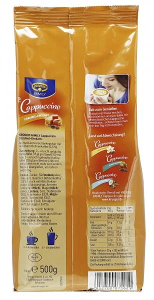 Krüger Family Cappuccino Caramel-Krokant 4 Krüger Family Cappuccino Caramel-Krokant – Bild 2