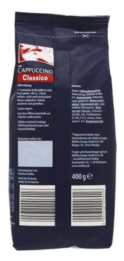 Melitta Classico Cappuccino -Getränke Verkauf 4502090333 4002720006016 03.jpg