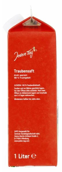 Jeden Tag Traubensaft 4 Jeden Tag Traubensaft – Bild 2