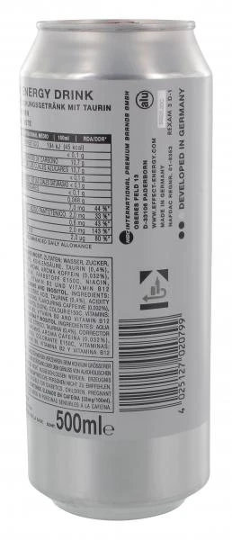 Effect Energy Drink (Einweg) 5 Effect Energy Drink (Einweg) – Bild 3