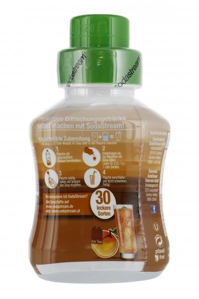 Soda Stream Getränkesirup IceTea Pirsich 4 Soda Stream Getränkesirup IceTea Pirsich – Bild 2